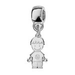 Charms thabora en argent rhodi petit garon suspendu