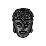 Charms thabora grand modle pour homme en acier et pvd noir bouddha
