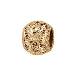 Charms thabora en plaqué or boule granitée et diamantée en petits cercles Charms thabora en plaqué or boule granitée et diamantée en petits cercles