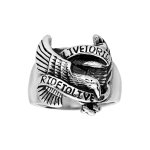 Chevali�re en acier aigle biker