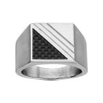 Chevali�re en acier plateau carr� avec carbone