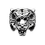 Chevalire en acier tte de tigre