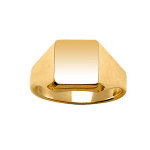 Chevalire en vermeil plateau carr 95mm x 95mm