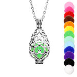 Collier bola diffuseur de parfum forme goutte dentel�e - r�glable 60 � 100cm