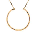 Collier charms en plaqué or cercle gm 50 + 5cm Collier charms en plaqué or cercle gm 50 + 5cm