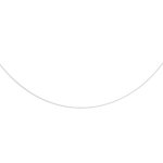 Collier fil en nylon et fermoir en argent - longueur 42cm