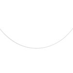 Collier fil en nylon et fermoir en argent - longueur 45cm