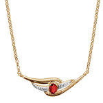 Collier en plaqu or chane avec pendentif 2 brins torsads dont 1 lisse et l'autre orn d'oxydes blancs ...
