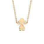 Collier en vermeil passive fille 40 + 4cm