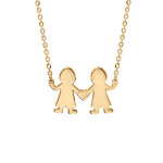 Collier en vermeil passive garcon / garcon 40 + 4cm