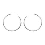 Cr�oles en acier fantaisies torsad�es diam�tre 52mm
