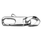 Fermoir rallonge en acier avec 1 maille - largeur 7mm Fermoir rallonge en acier avec 1 maille - largeur 7mm