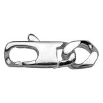 Fermoir rallonge en acier avec 1 maille - largeur 9 mm Fermoir rallonge en acier avec 1 maille - largeur 9 mm
