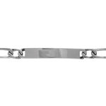 Gourmette en acier maille 1 + 1 largeur 7mm et longueur 21cm Gourmette en acier maille 1 + 1 largeur 7mm et longueur 21cm