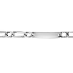 Gourmette en acier maille 1 + 1 largeur 9mm et longueur 21cm Gourmette en acier maille 1 + 1 largeur 9mm et longueur 21cm
