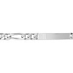 Gourmette en argent maille figaro 1 + 2 largeur 6mm et longueur 18cm Gourmette en argent maille figaro 1 + 2 largeur 6mm et longueur 18cm