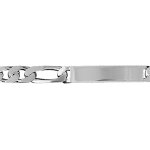 Gourmette en argent maille figaro 1 + 2 largeur 8mm et longueur 21cm Gourmette en argent maille figaro 1 + 2 largeur 8mm et longueur 21cm