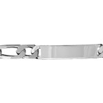 Gourmette en argent maille figaro 1 + 3 largeur 10mm et longueur 21cm Gourmette en argent maille figaro 1 + 3 largeur 10mm et longueur 21cm