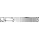 Gourmette en argent maille hawaï 1 + 3 largeur 10mm et longueur 21cm Gourmette en argent maille hawaï 1 + 3 largeur 10mm et longueur 21cm