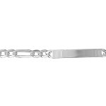 Gourmette en argent maille hawa 1 + 3 largeur 5mm et longueur 18cm