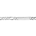 Gourmette en argent maille hawaï 1 + 3 largeur 8mm et longueur 21cm Gourmette en argent maille hawaï 1 + 3 largeur 8mm et longueur 21cm
