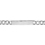 Gourmette en argent maille hawa largeur 6mm et longueur 18cm