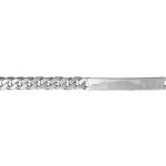 Gourmette en argent maille serrée largeur 5mm et longueur 18cm Gourmette en argent maille serrée largeur 5mm et longueur 18cm