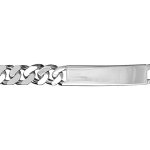 Gourmette en argent maille serrée largeur 9mm et longueur 21cm Gourmette en argent maille serrée largeur 9mm et longueur 21cm