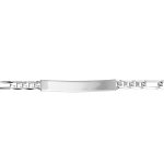 Gourmette pour bébé en argent maille marine 1 + 2 longueur 12cm + 2cm de rallonge Gourmette pour bébé en argent maille marine 1 + 2 longueur 12cm + 2cm de rallonge