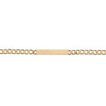 Gourmette en vermeil hawai 5mm - 18cm