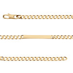 Gourmette en vermeil prestige 4mm - 18cm