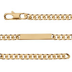 Gourmette en vermeil prestige 6mm - 18cm