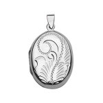 Pendentif en argent cassolette ovale ouvragé - possibilité d'insérer 1 ou 2 photos droite et gauche Pendentif en argent cassolette ovale ouvragé - possibilité d'insérer 1 ou 2 photos droite et gauche
