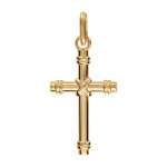 Pendentif croix en plaqué or petite croix 20mm x 12mm Pendentif croix en plaqué or petite croix 20mm x 12mm