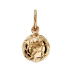 Pendentif en plaqué or ballon de foot petit modèle Pendentif en plaqué or ballon de foot petit modèle