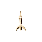 Pendentif en plaqu or platin grand modle trident camarguais et fer  cheval