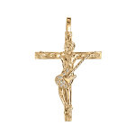 Pendentif en vermeil croix rock - longueur 33mm Pendentif en vermeil croix rock - longueur 33mm