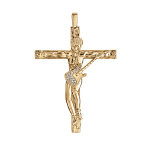Pendentif en vermeil croix rock - longueur 60mm Pendentif en vermeil croix rock - longueur 60mm