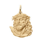 Pendentif en vermeil platin� christ