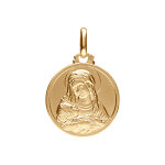 Pendentif en vermeil vierge et l'enfant 16mm Pendentif en vermeil vierge et l'enfant 16mm