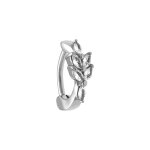 Piercing de nombril en acier feuillage Piercing de nombril en acier feuillage