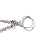Porte - clef porte pice en argent diamtre 18, 4mm