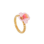 Bague dorée à l'or fin jaune Bague dorée à l'or fin jaune