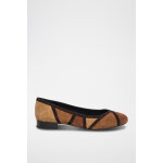 Ballerines  talons en nubuck wistrey - marron et beige