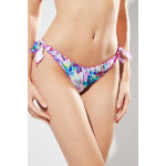 Bas de maillot blanc et turquoise - calzedonia
