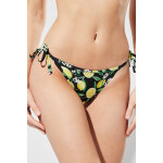 Bas de maillot noir et jaune - tezenis by calzedonia