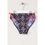 Bas de maillot noir et rose Bas de maillot noir et rose