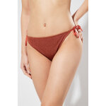 Bas de maillot rouge brique et doré - calzedonia Bas de maillot rouge brique et doré - calzedonia