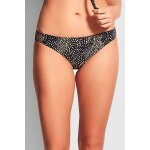 Bas de maillot safarispot noir et beige Bas de maillot safarispot noir et beige