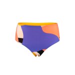 Bas de maillot taille haute zanta violet et orange